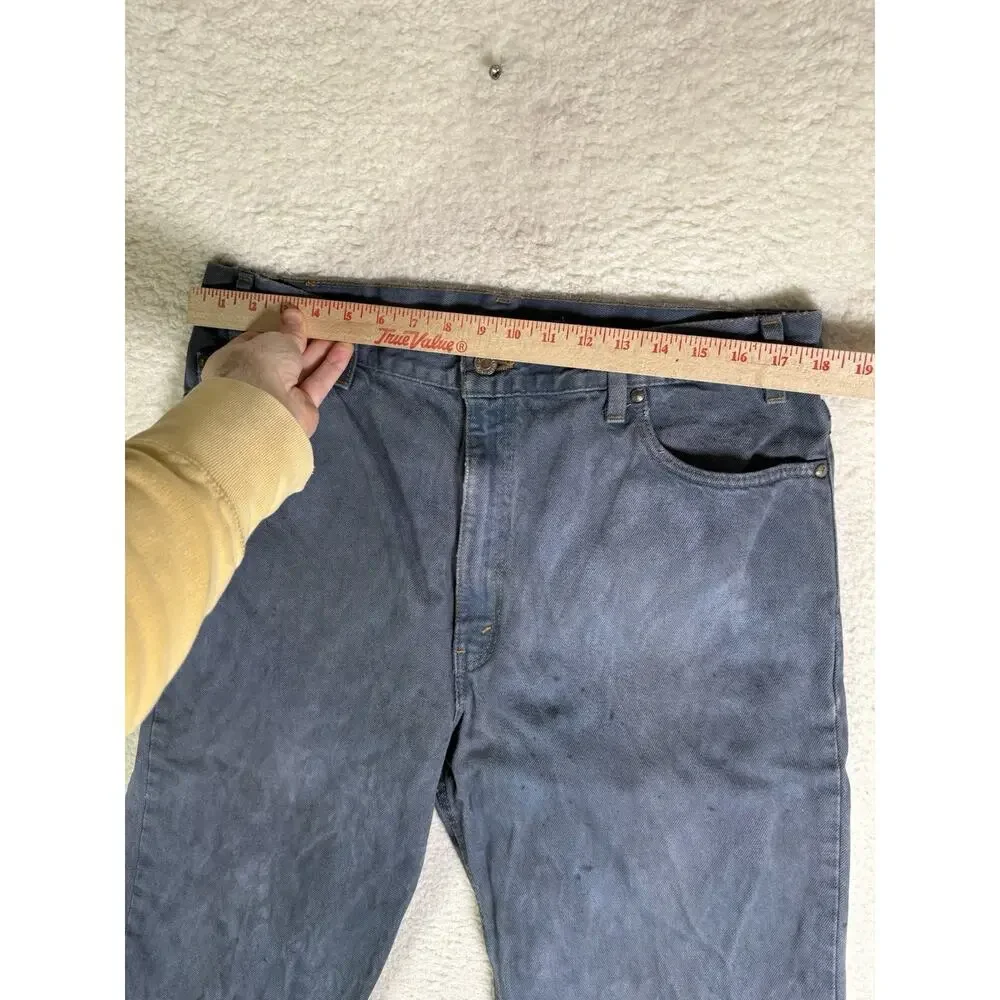 Vintage Levis 540 Jeans Mens 38x30 FITS 36x28 Blue Made USA Distressed THRASHED